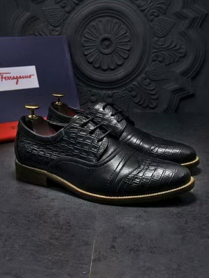 Salvatore Ferragamo Business Men Shoes--018